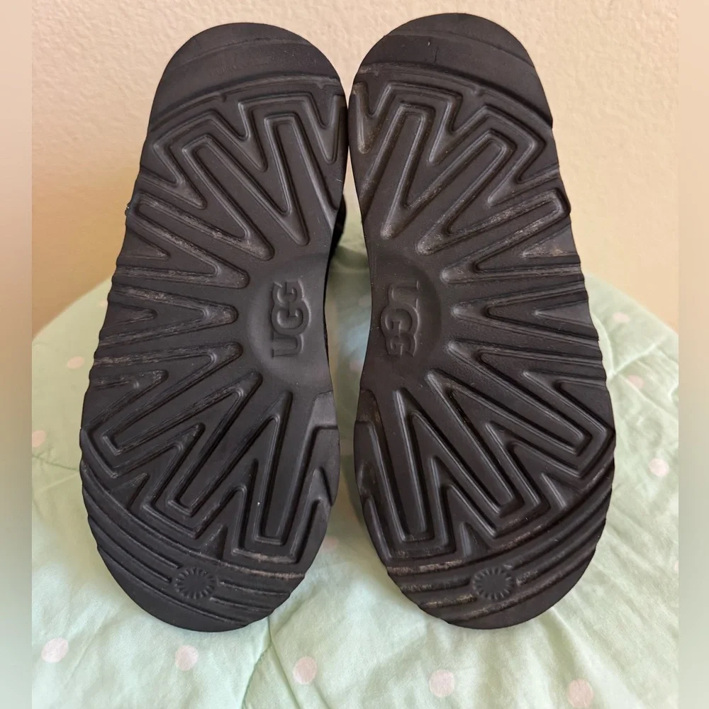 UGG Black Suede Boots Kids size 3
